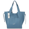 GEANȚĂ DIN PIELE shopper bag Vittoria Gotti albastru P29